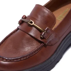 Alsenso Tan Leather Loafers<Carl Scarpa Best