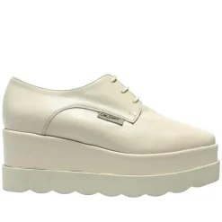 Amuleto Off White Leather Platform Loafers<Carl Scarpa