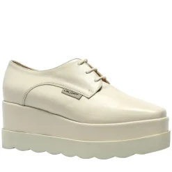 Amuleto Off White Leather Platform Loafers<Carl Scarpa