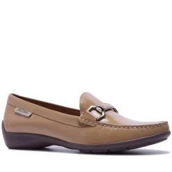 Anglette Beige Patent Leather Loafers<Carl Scarpa Online