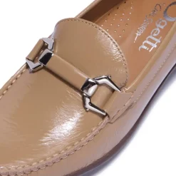 Anglette Beige Patent Leather Loafers<Carl Scarpa Online