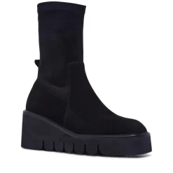 Ariella Black Suede Ankle Boots<Carl Scarpa Online