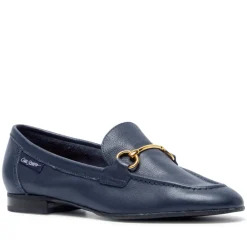 Arlie Navy Leather Snaffle Loafers<Carl Scarpa Online