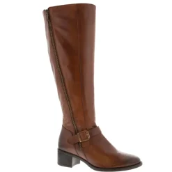 Arque Tan Leather Knee High Boots<Carl Scarpa