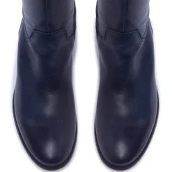 Ashby Navy Leather Boots<Carl Scarpa Online