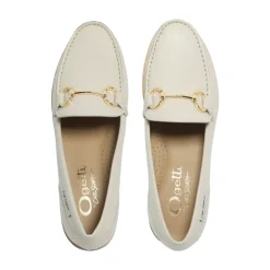 Aubrigo Off White Leather Snaffle Loafers<Carl Scarpa Outlet