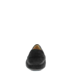 Bettina Black Suede Slip-On Loafers<Carl Scarpa Clearance