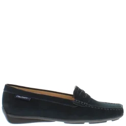 Bettina Navy Slip-On Loafers<Carl Scarpa New