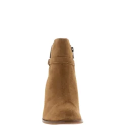 Blaise Tan Suede Block Heel Ankle Boots<Carl Scarpa Sale