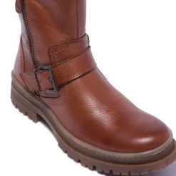 Bollichi Tan Leather Ankle Boots<Carl Scarpa Discount