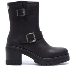 Buona Black Leather Ankle Boots<Carl Scarpa Discount