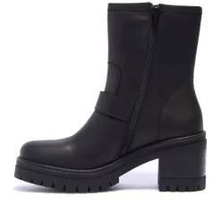 Buona Black Leather Ankle Boots<Carl Scarpa Discount