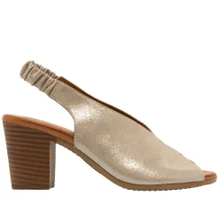 Buttercup Silver Leather Slingback Sandal<Carl Scarpa Online
