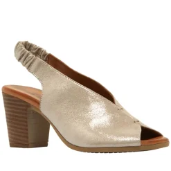 Buttercup Silver Leather Slingback Sandal<Carl Scarpa Online