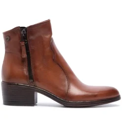 Caliana Tan Leather Ankle Boots<Carl Scarpa Online