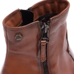 Caliana Tan Leather Ankle Boots<Carl Scarpa Online