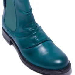 Cavalina Teal Leather Ankle Boots<Carl Scarpa Outlet