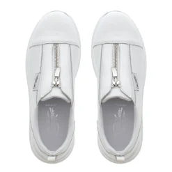 Cestine White Leather Platform Trainers<Carl Scarpa