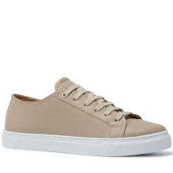 Corianne Beige Leather Trainers<Carl Scarpa Clearance