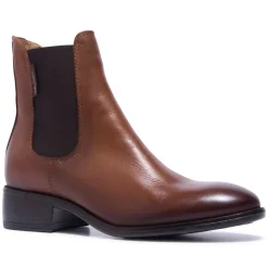 Delicio Tan Leather Ankle Boots<Carl Scarpa Online