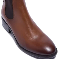 Delicio Tan Leather Ankle Boots<Carl Scarpa Online