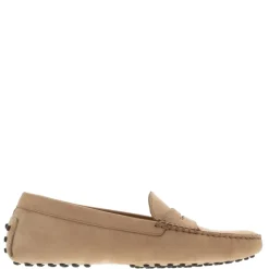 Domenica Beige Nubuck Suede Penny Loafers<Carl Scarpa
