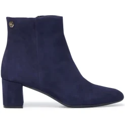 Effy Navy Suede Ankle Boots<Carl Scarpa Discount