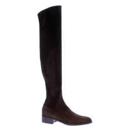 Emalynne Brown Italian Suede Over The Knee Boots<Carl Scarpa Best