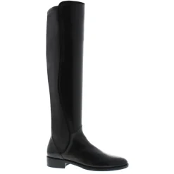 Emma Black Leather Knee-High Boots<Carl Scarpa Clearance