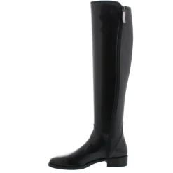 Emma Black Leather Knee-High Boots<Carl Scarpa Clearance