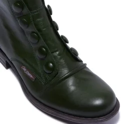 Ester Green Leather Ankle Boots<Carl Scarpa Hot