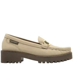 Etana Beige Suede Chunky Loafers<Carl Scarpa Discount