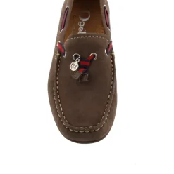 Faris Dark Taupe Slip-On Loafers<Carl Scarpa Outlet