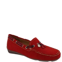 Faris Red Slip-On Tassel Loafers<Carl Scarpa New