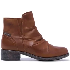 Felice Tan Leather Ankle Boots<Carl Scarpa Outlet