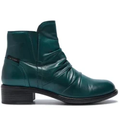 Felice Teal Leather Ankle Boots<Carl Scarpa Best