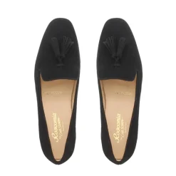 Fiadh Black Suede Loafers<Carl Scarpa Discount