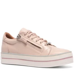 Fissato Blush Leather Trainers<Carl Scarpa Online