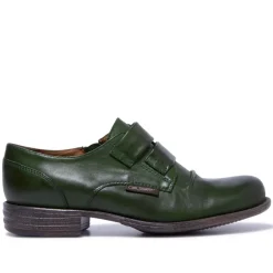 Gabbi Green Leather Loafers<Carl Scarpa