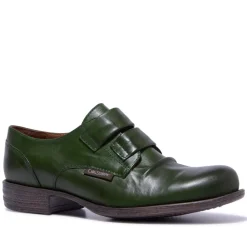 Gabbi Green Leather Loafers<Carl Scarpa