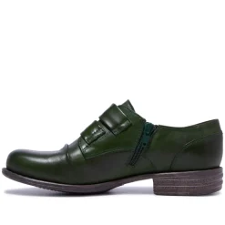 Gabbi Green Leather Loafers<Carl Scarpa