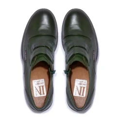 Gabbi Green Leather Loafers<Carl Scarpa