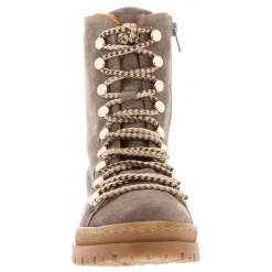 Granada Taupe Suede Lace Up Ankle Boots<Carl Scarpa