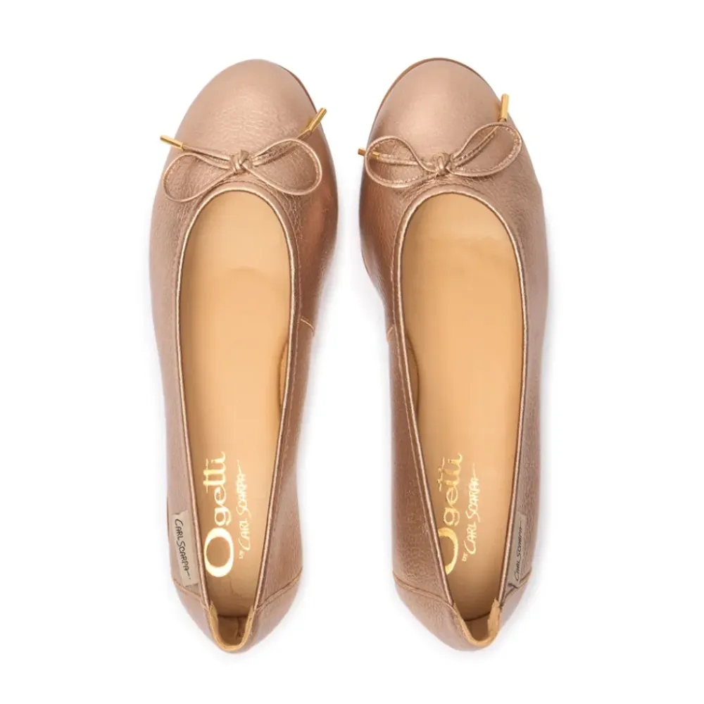 Hosanna Champagne Ballet Flats<Carl Scarpa New