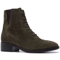 Isla Green Suede Ankle Boots<Carl Scarpa Best