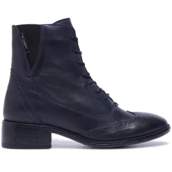 Isla Navy Leather Ankle Boots<Carl Scarpa Discount