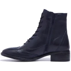 Isla Navy Leather Ankle Boots<Carl Scarpa Discount