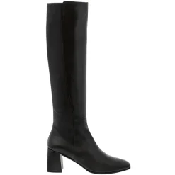 Jilly Black Italian Leather Knee High Boots<Carl Scarpa Outlet