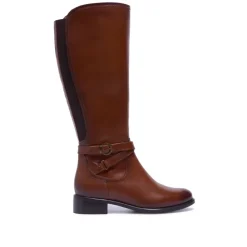 Joline Tan Leather Boots<Carl Scarpa Clearance