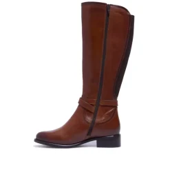 Joline Tan Leather Boots<Carl Scarpa Clearance